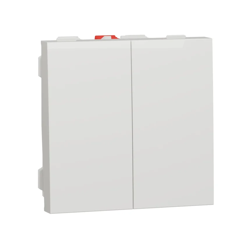 Schneider Electric Сериен ключ, 10A,2M, бял - SCHNEIDER ELECTRIC New Unica NU321118