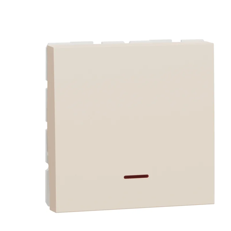 Schneider Electric Double-pole switch with luminous indicator 30A, 2M, ivory - SCHNEIDER ELECTRIC New Unica NU323244S