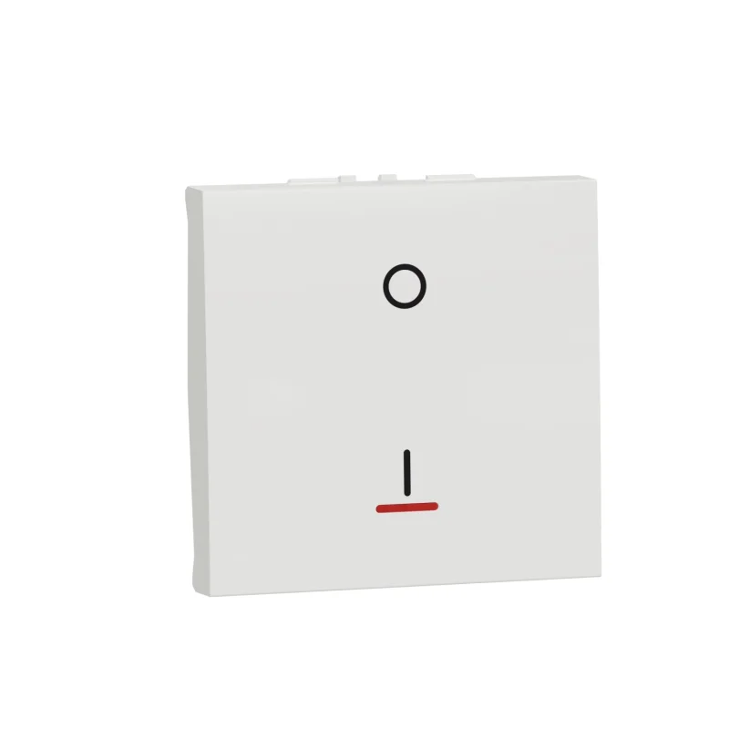 Schneider Electric Двуполюсен ключ с LED лампа 16А, 2M, бял - SCHNEIDER ELECTRIC New Unica NU326218S