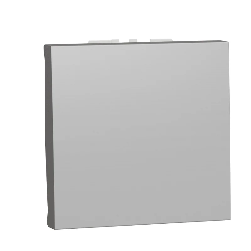 Schneider Electric Two-way switch 16A, 2M, aluminium - SCHNEIDER ELECTRIC New Unica NU326330