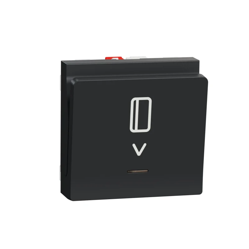 Schneider Electric Ключ за управление с карта 10A, 230V, 2M, антрацит - SCHNEIDER ELECTRIC New Unica NU328354