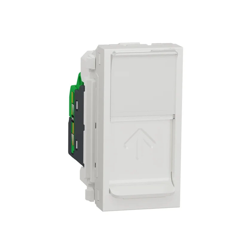 Schneider Electric Розетка RJ45, кат. 5e UTP, 1M, бял - SCHNEIDER ELECTRIC New Unica NU341018