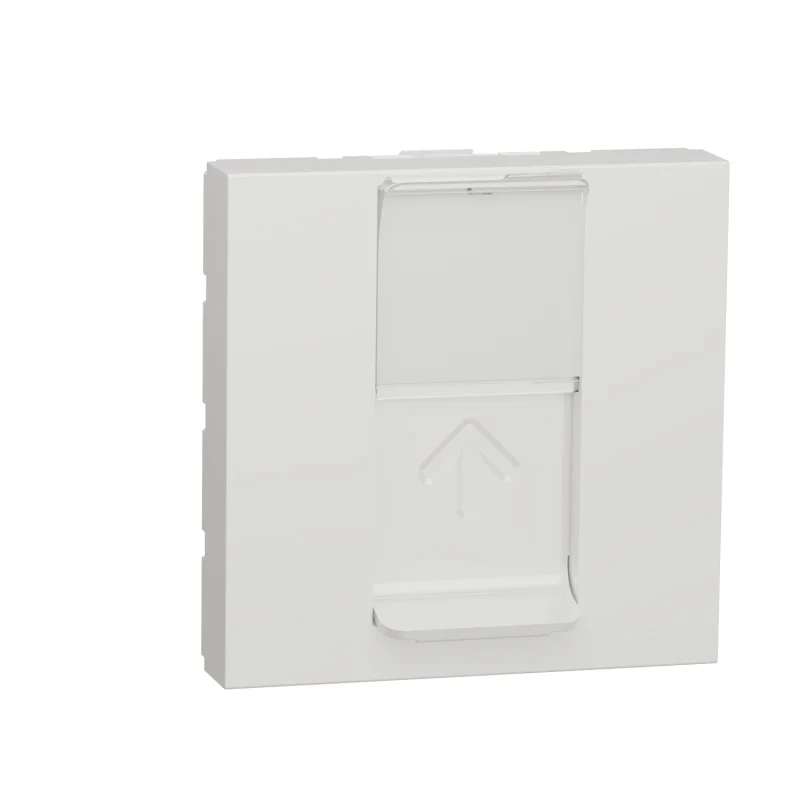 Schneider Electric Outlet RJ45, cat. 6 UTP, 2M, white - SCHNEIDER ELECTRIC New Unica NU341518