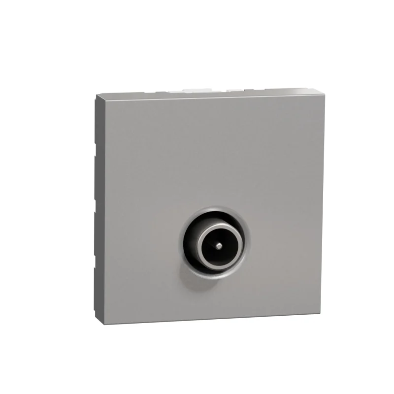 Schneider Electric Мъжка ТВ розетка звезда 1.5 dB, 2M, алуминий - SCHNEIDER ELECTRIC New Unica NU346230