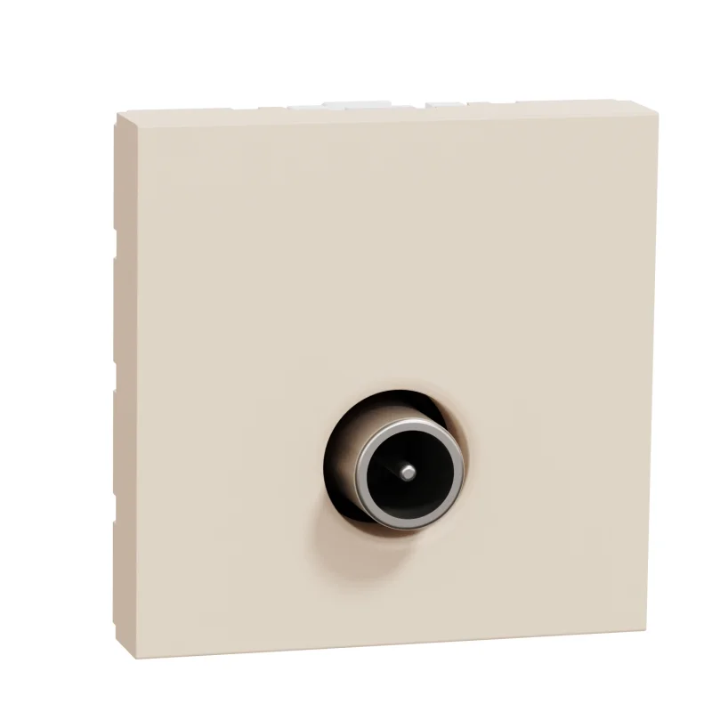 Мъжка ТВ розетка звезда 1.5 dB, 2M, сл. кост - SCHNEIDER ELECTRIC New Unica NU346244