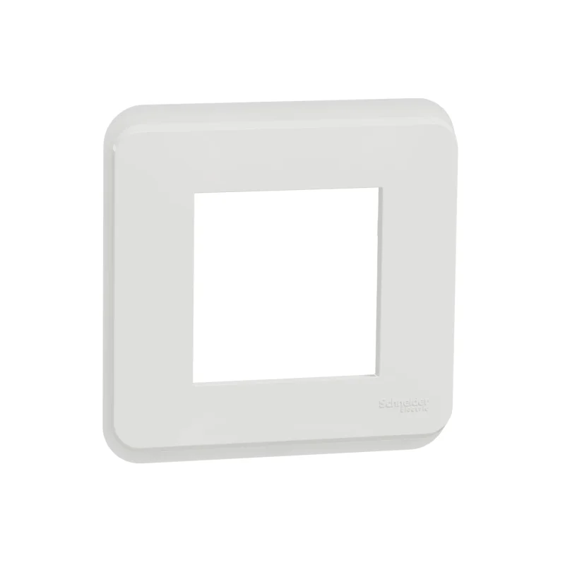 Schneider Electric Рамка 1x 2M Unica Pro, бял АНТИБАКТЕРИАЛНА - SCHNEIDER ELECTRIC New Unica NU400220