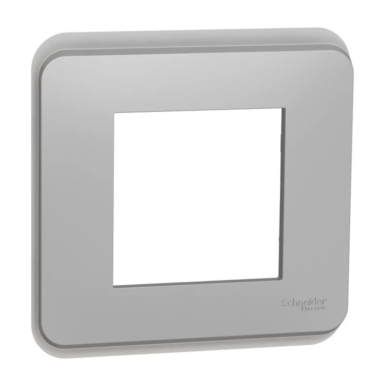 Schneider Electric Рамка 1x 2M Unica Pro, алуминий - SCHNEIDER ELECTRIC New Unica NU400230