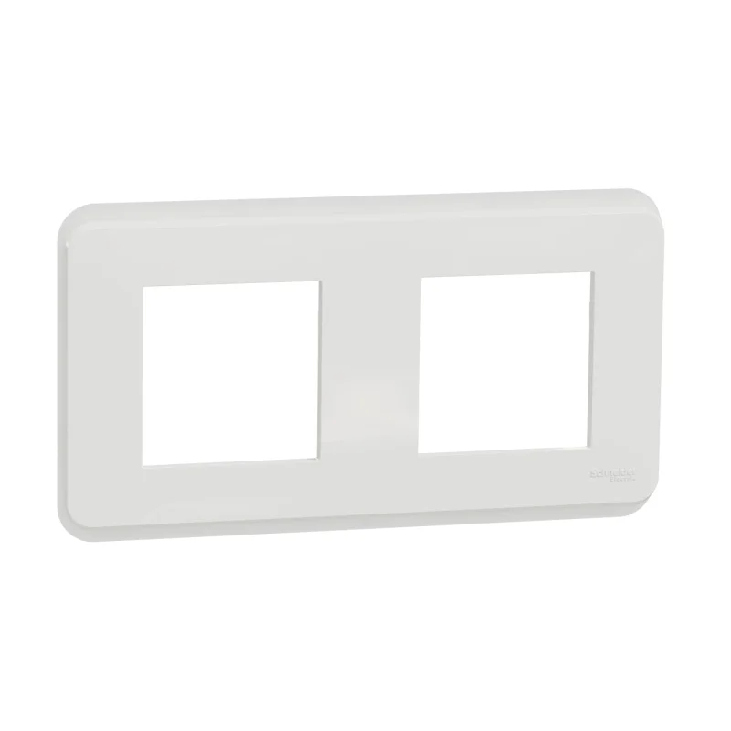 Schneider Electric Рамка 2x 2M Unica Pro, бял - SCHNEIDER ELECTRIC New Unica NU400418