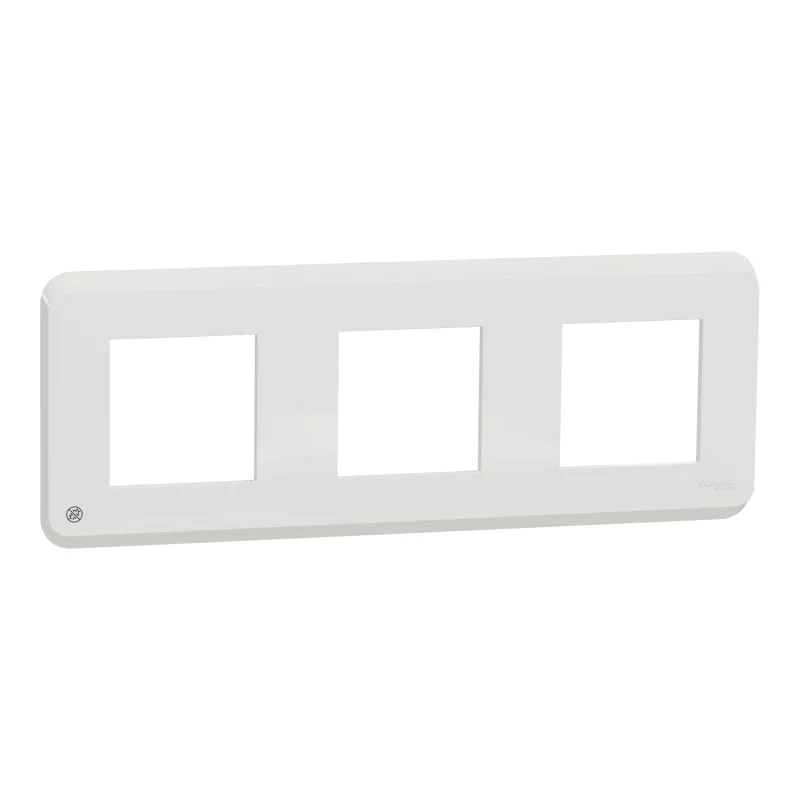 Schneider Electric Frame 3x 2M Unica Pro, white Antibacterial - SCHNEIDER ELECTRIC New Unica NU400620
