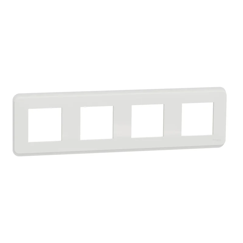 Schneider Electric Рамка 4x 2M Unica Pro, бял - SCHNEIDER ELECTRIC New Unica NU400818
