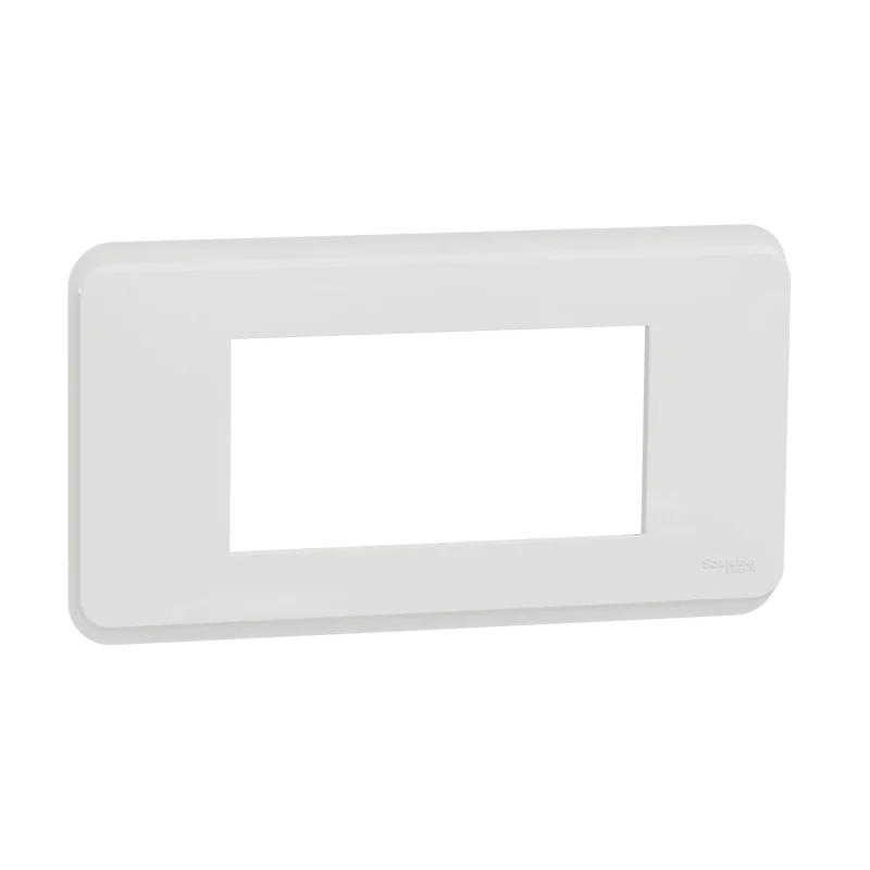 Рамка 4M Unica Pro, бял АНТИБАКТЕРИАЛНА - SCHNEIDER ELECTRIC New Unica NU411420