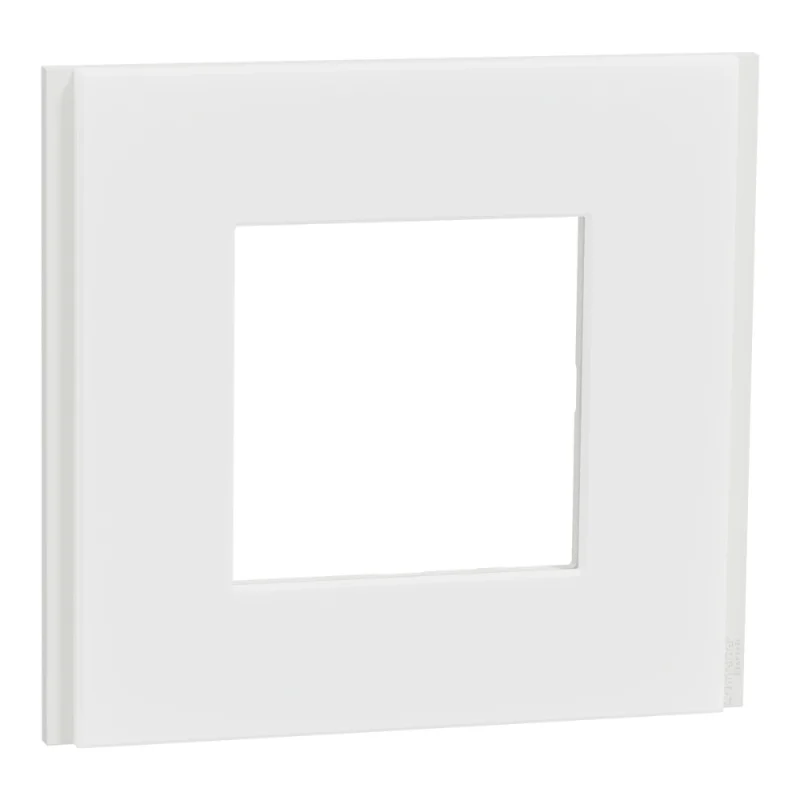 Schneider Electric Рамка 1x 2M Unica Deco, бял мат - SCHNEIDER ELECTRIC New Unica NU600279