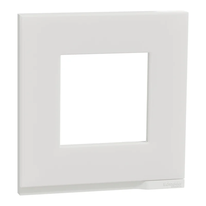 Schneider Electric Frame 1x 2M Unica Pure, white matt - SCHNEIDER ELECTRIC New Unica NU600289