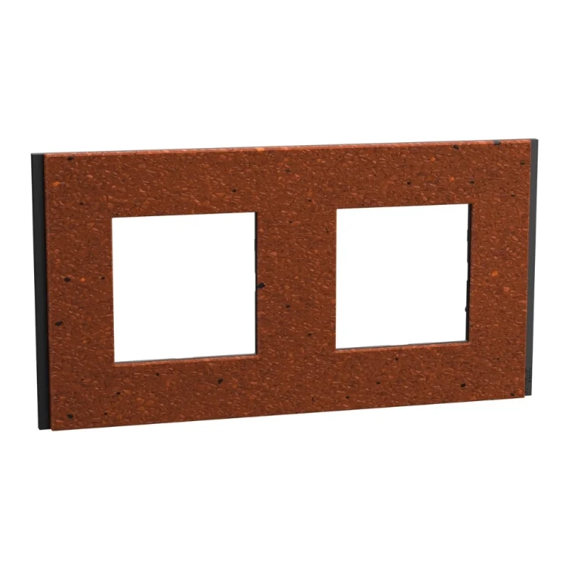 Schneider Electric Frame 2x 2M Unica Deco, terracotta - SCHNEIDER ELECTRIC New Unica NU600471