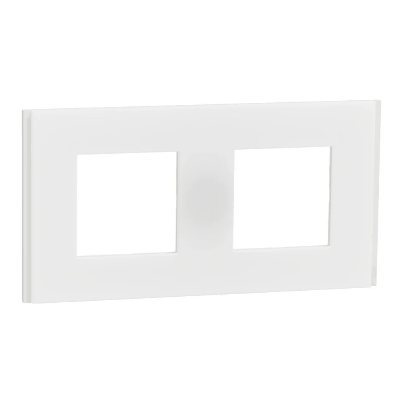 Schneider Electric Рамка 2x 2M Unica Deco, бял мат - SCHNEIDER ELECTRIC New Unica NU600479