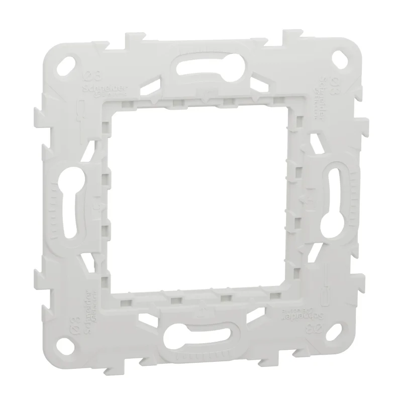 Mounting frame 2M - plastic - SCHNEIDER ELECTRIC New Unica NU7002P
