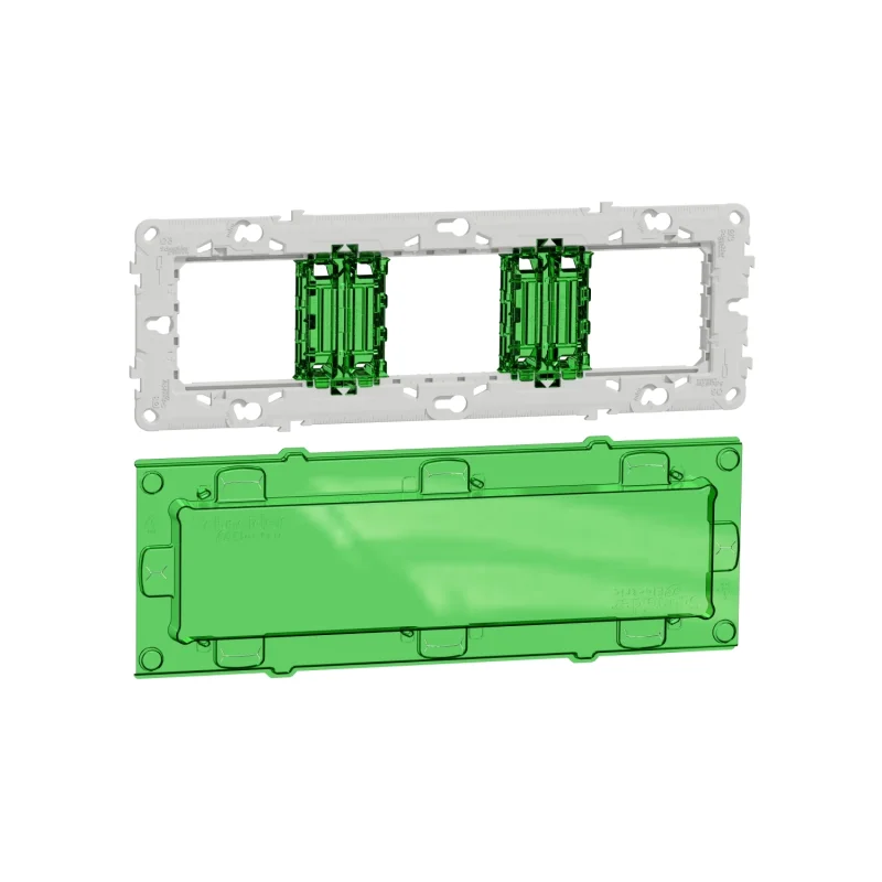 Schneider Electric Монтажна рамка 3x2M/8M - метална с протектор за боя - SCHNEIDER ELECTRIC New Unica NU7006C