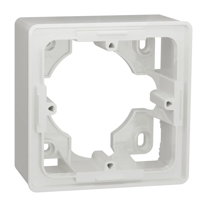 Schneider Electric Kонзола за открит монтаж 1x 2M, Unica Studio, бял - Schneider Electric Unica NEW NU800218