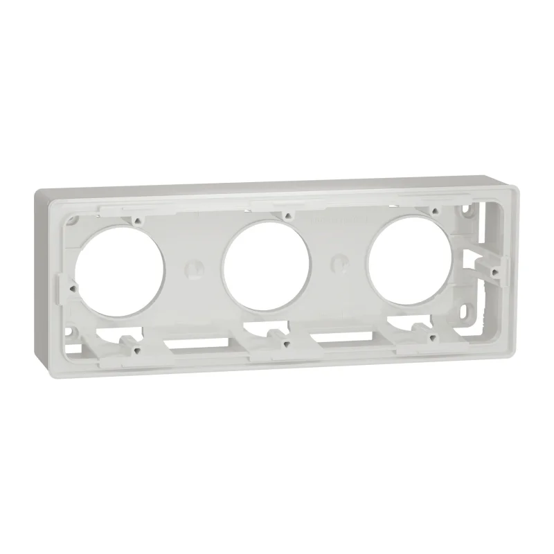 Schneider Electric Kонзола за открит монтаж 3x 2M, Unica Studio, бял - Schneider Electric Unica NEW NU800618