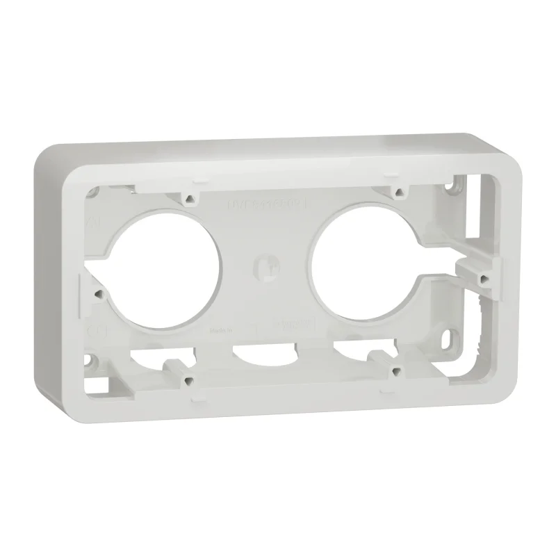 Kонзола за открит монтаж 2x 2M, Unica Pro, Бял - Schneider Electric Unica NEW NU840418