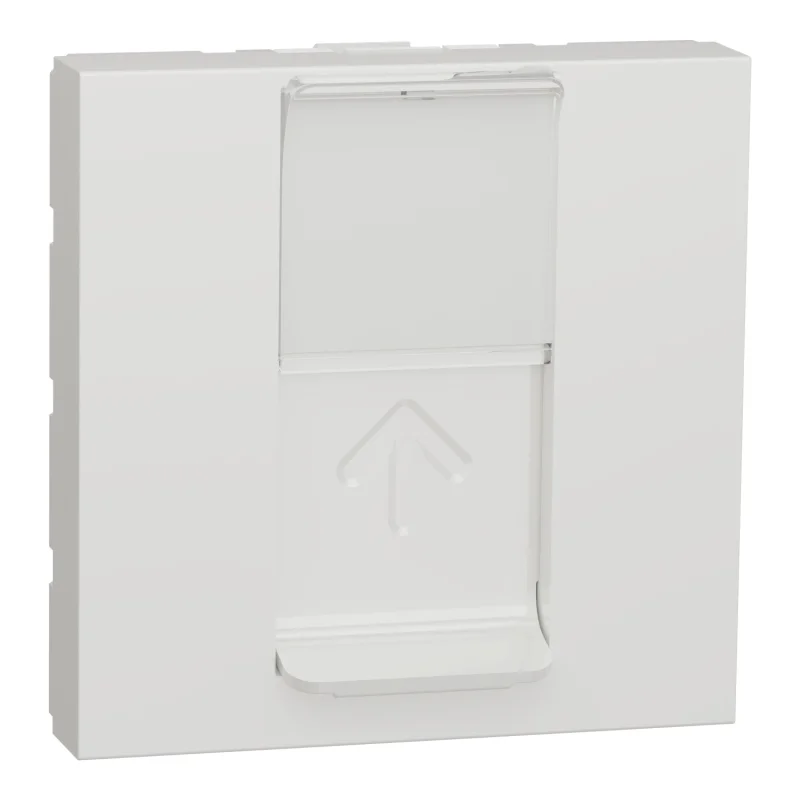Schneider Electric Cover for RJ45/Keystone 2M White - Schneider Electric Unica NEW NU946118