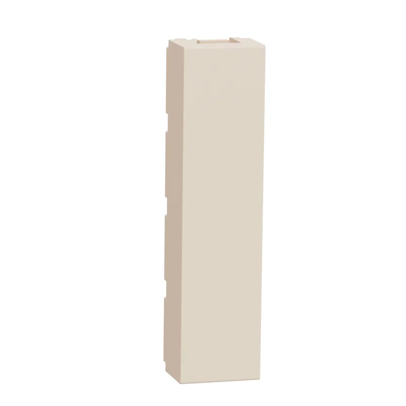 Schneider Electric Blank module, 1/2M, ivory - SCHNEIDER ELECTRIC New Unica NU986444