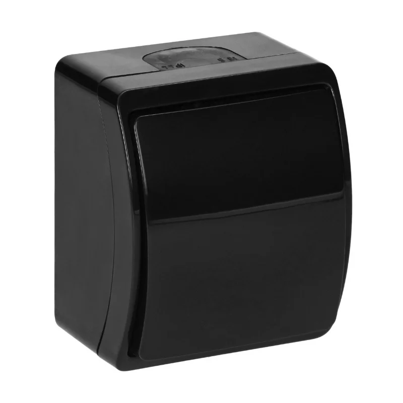 ORNO Ключ еднополюсен ОМ 10A IP44 Черен - ORNO Aquatic OR-OE-7100/B