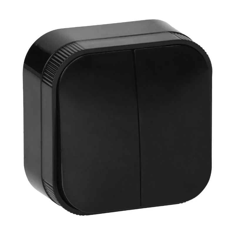 ORNO Switch double Ohm 10A Black - ORNO ToDo OR-OE-7201/B