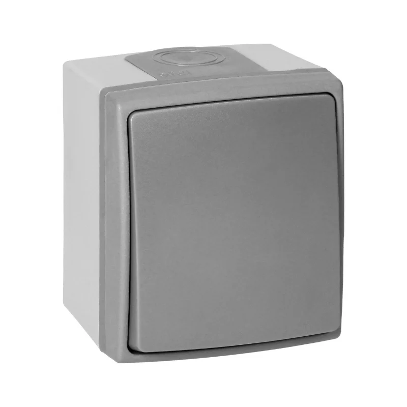 ORNO Push button bell push Ohm 10A IP55 Grey - ORNO Aquatic Pro OR-OE-7404/GR