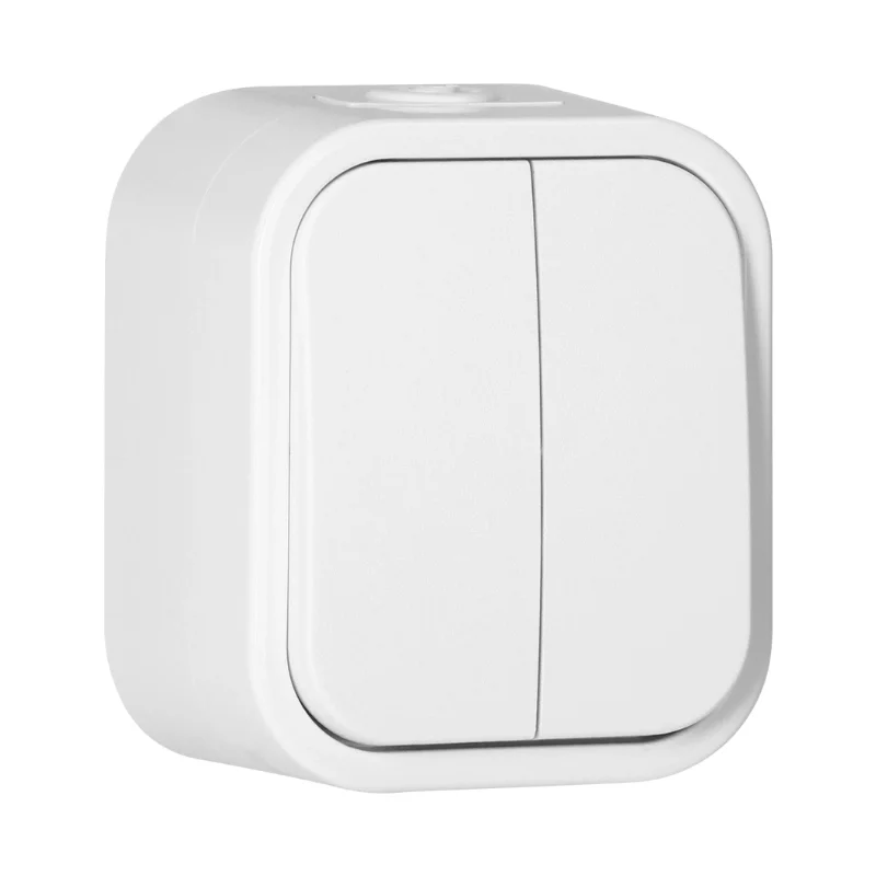 ORNO Ключ сериен ОМ 10A IP54 Бял - Orno Series B2 OR-OE-7801/W