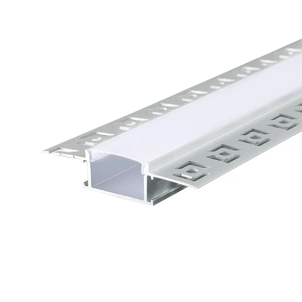 Lond P125U100M – ACA алуминиев профил, 2 м, сребрист