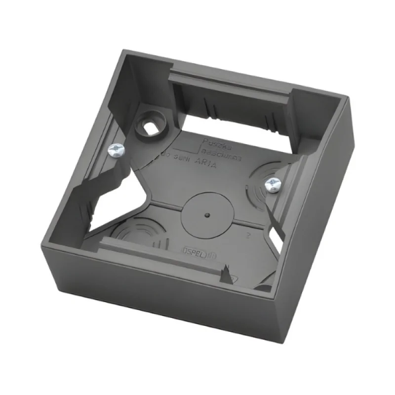 OSPEL Bracket 1x surface mounting Grey matt - OSPEL Aria PNP-1U/70