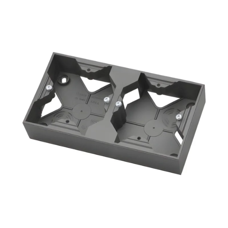 OSPEL Bracket 2x surface mounting Aria Grey matt - OSPEL Aria PNP-2U/70
