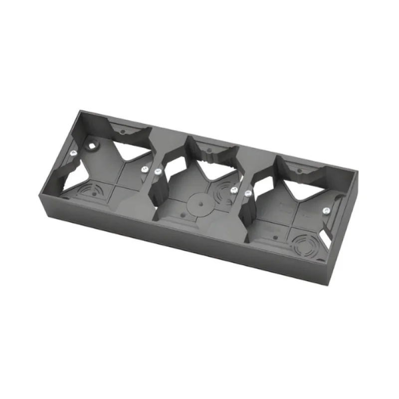 Bracket 3x surface mounting Grey matt - OSPEL Aria PNP-3U/70