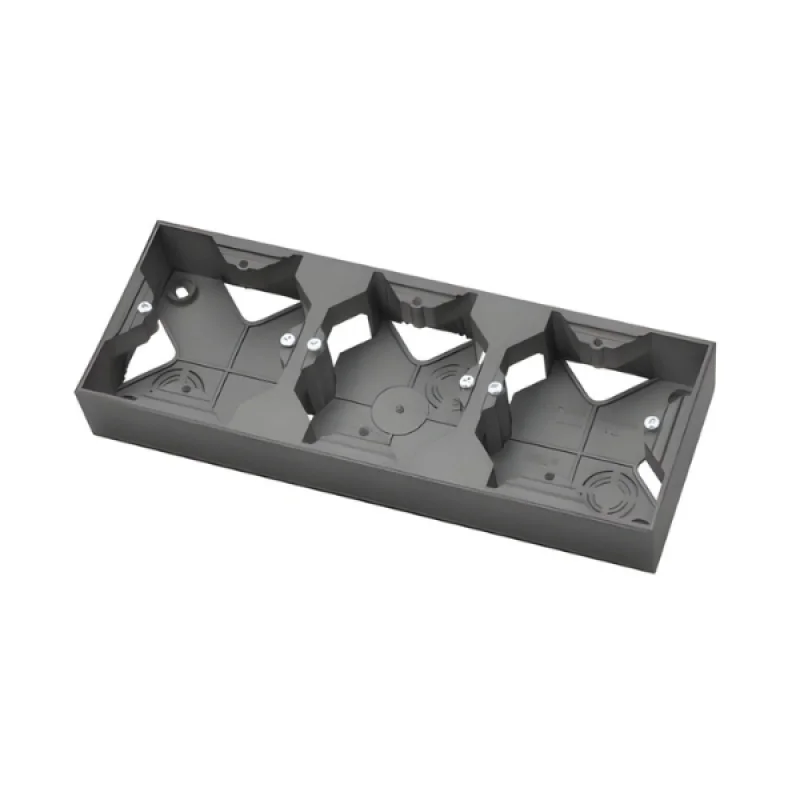 OSPEL Bracket 3x surface mounting Grey matt - OSPEL Aria PNP-3U/70