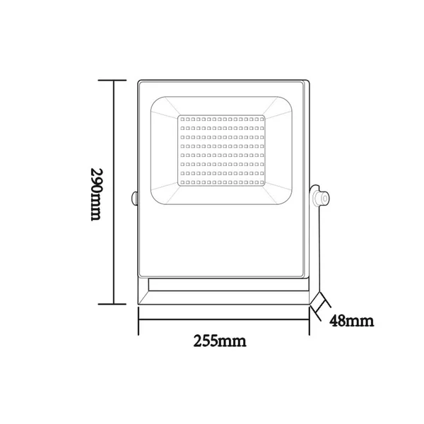 Спотове Q Q100RGBW – ACA спот, 100 W, 230V AC, IP66, черен