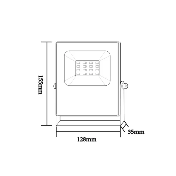 Spotlights Q Q10RGBW – ACA spotlight, 145W, 230V AC, IP66, black