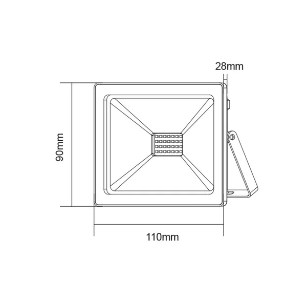 Спотове Q Q20B – ACA спот, 20 W, 230V AC, IP66, черен