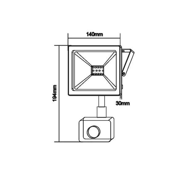 Спотове Q Q3040WS – ACA сензор, 30 W, 4000K, 230V AC, IP66, бял