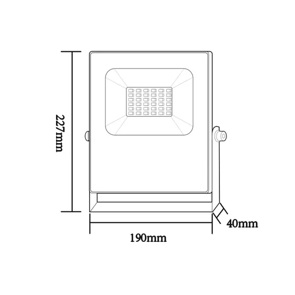 Спотове Q Q30RGBW – ACA спот, 30 W, 230V AC, IP66, черен