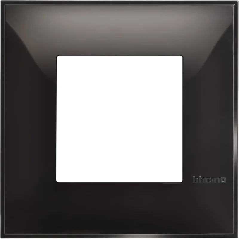 Рамка 1х 2M Черен /блистер/ - bticino Classia R4802BC