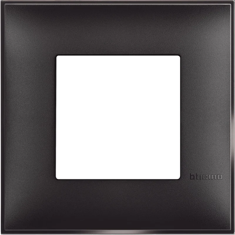 bticino Frame 1x 2M Black satin /blister pack/ - bticino Classia R4802BG