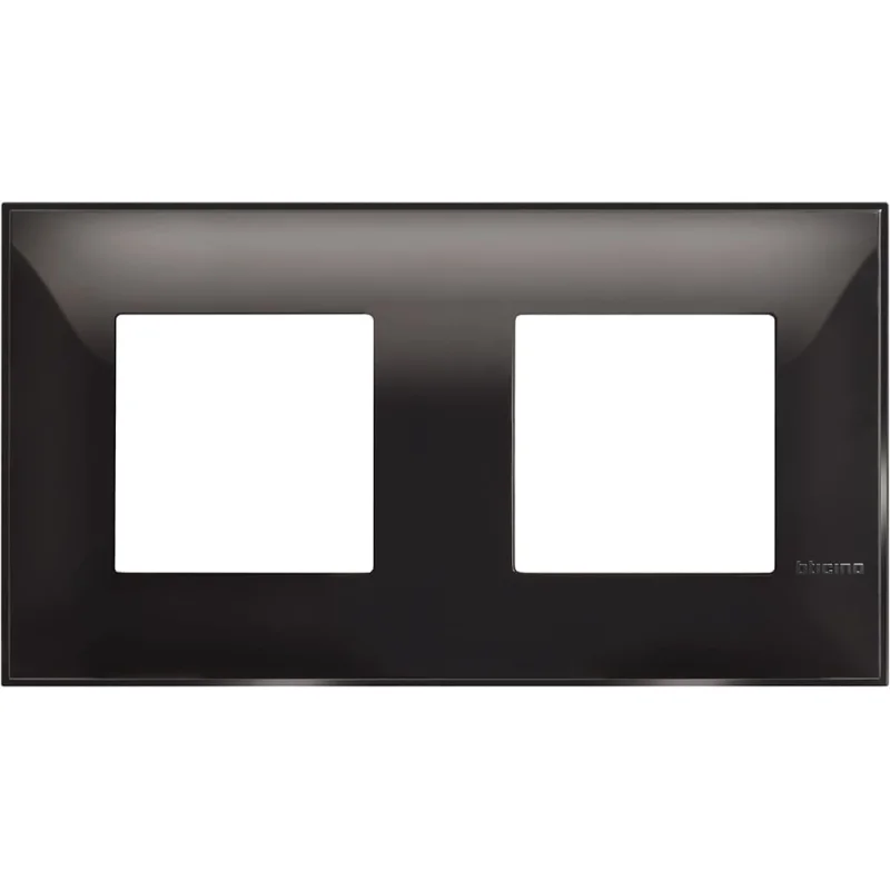 bticino Frame 2x 2M Black /blister pack/ - bticino Classia R4802M2BC