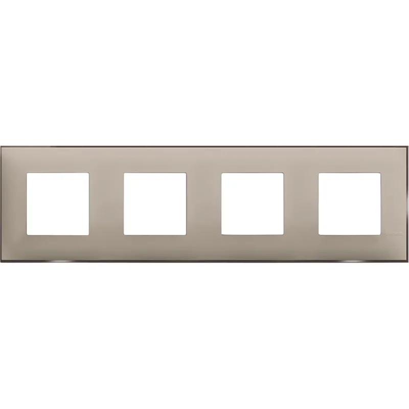 bticino Frame 4x 2M Cream satin /blister pack/ - bticino Classia R4802M4CS