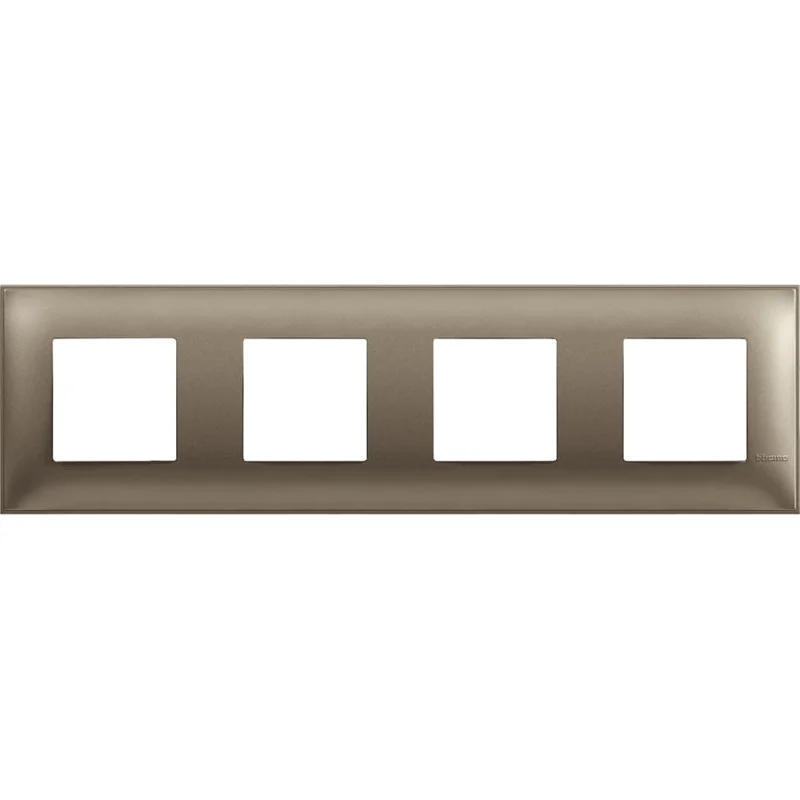 Frame 4x 2M Titanium /blister pack/ - bticino Classia R4802M4TM