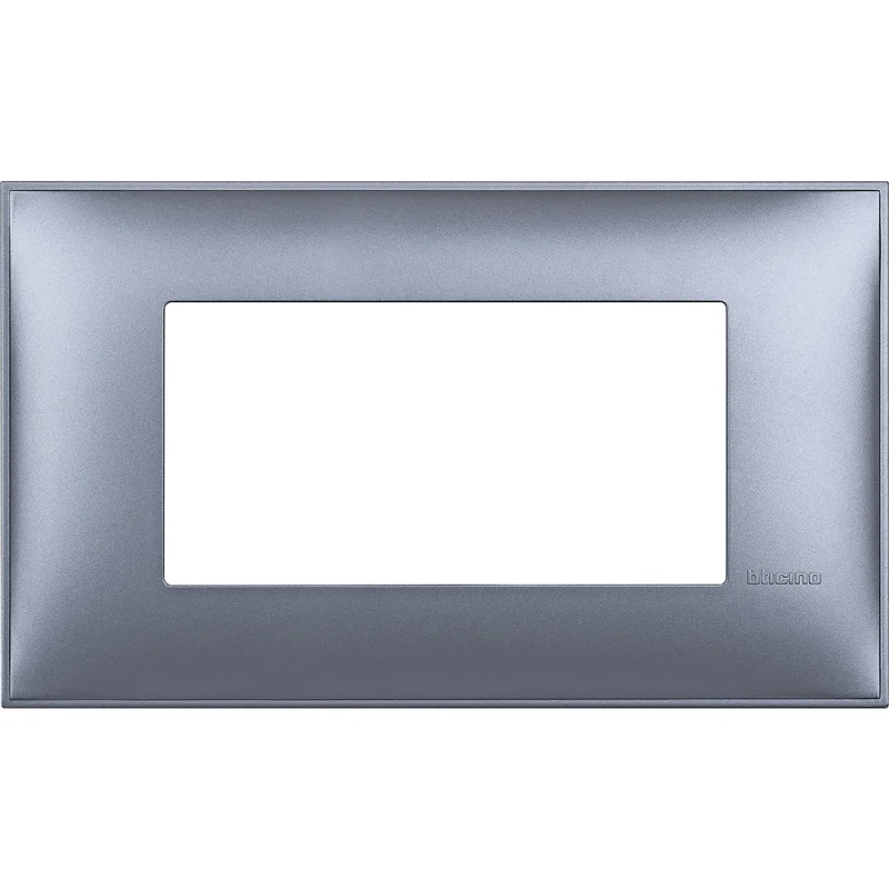 Frame 4M Blue metallic /blister pack/ - bticino Classia R4804LM