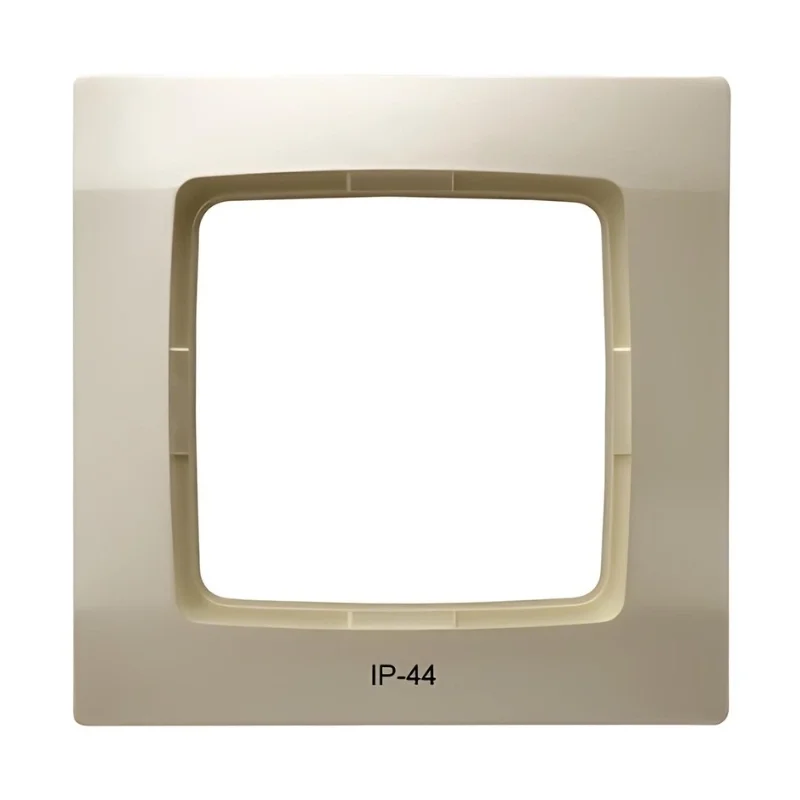OSPEL Frame 1x Cream pearl IP44 - OSPEL Karo RH-1S/42