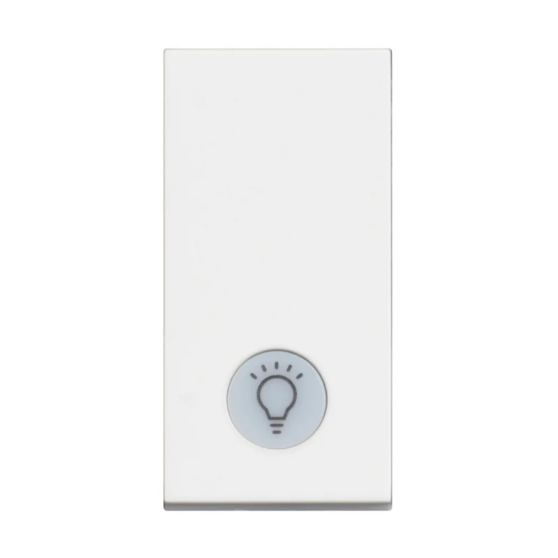 One-way switch 10A with backlight 1M symbol lamp White /blister pack/ - bticino Classia RW4001LA