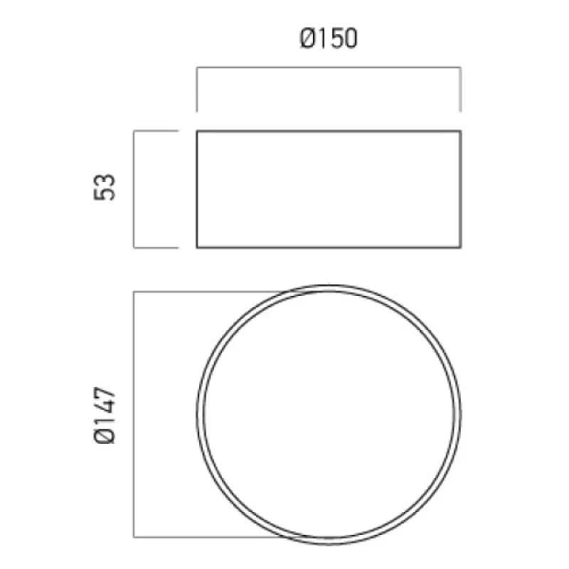 Xroll RX03NWMWH – Arelux LED downlight for outdoor mounting in white, 1X18W, 4000K, IP40