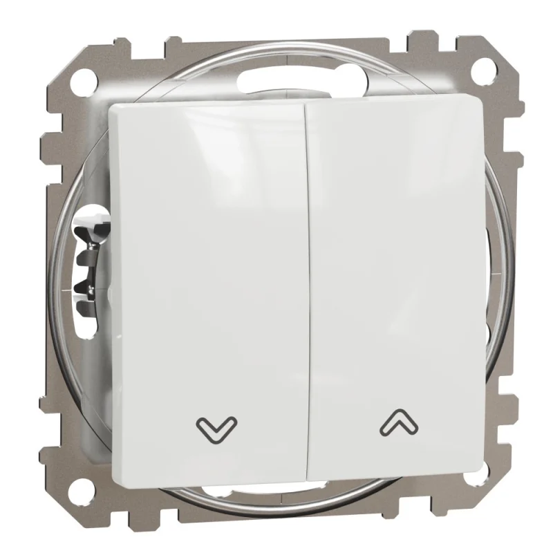 Schneider Electric Push button for shutters 10A White - SCHNEIDER ELECTRIC Sedna Design SDD111114